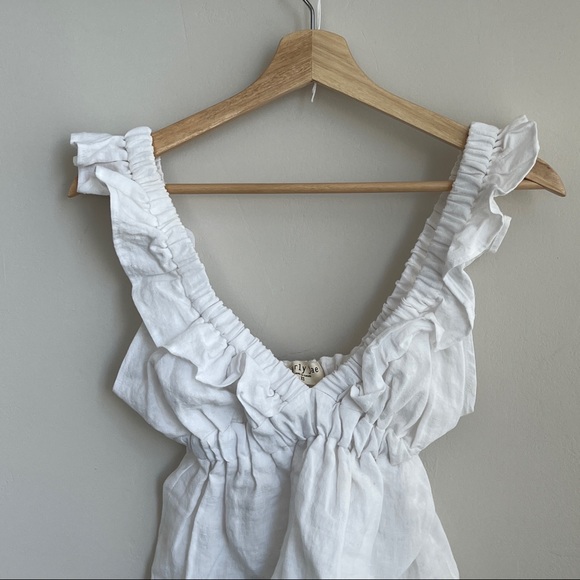 Linen Tank Blouse - Picture 3 of 5
